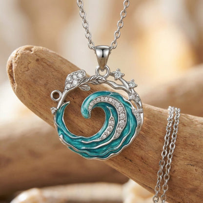Cressida Wavespiral Necklace